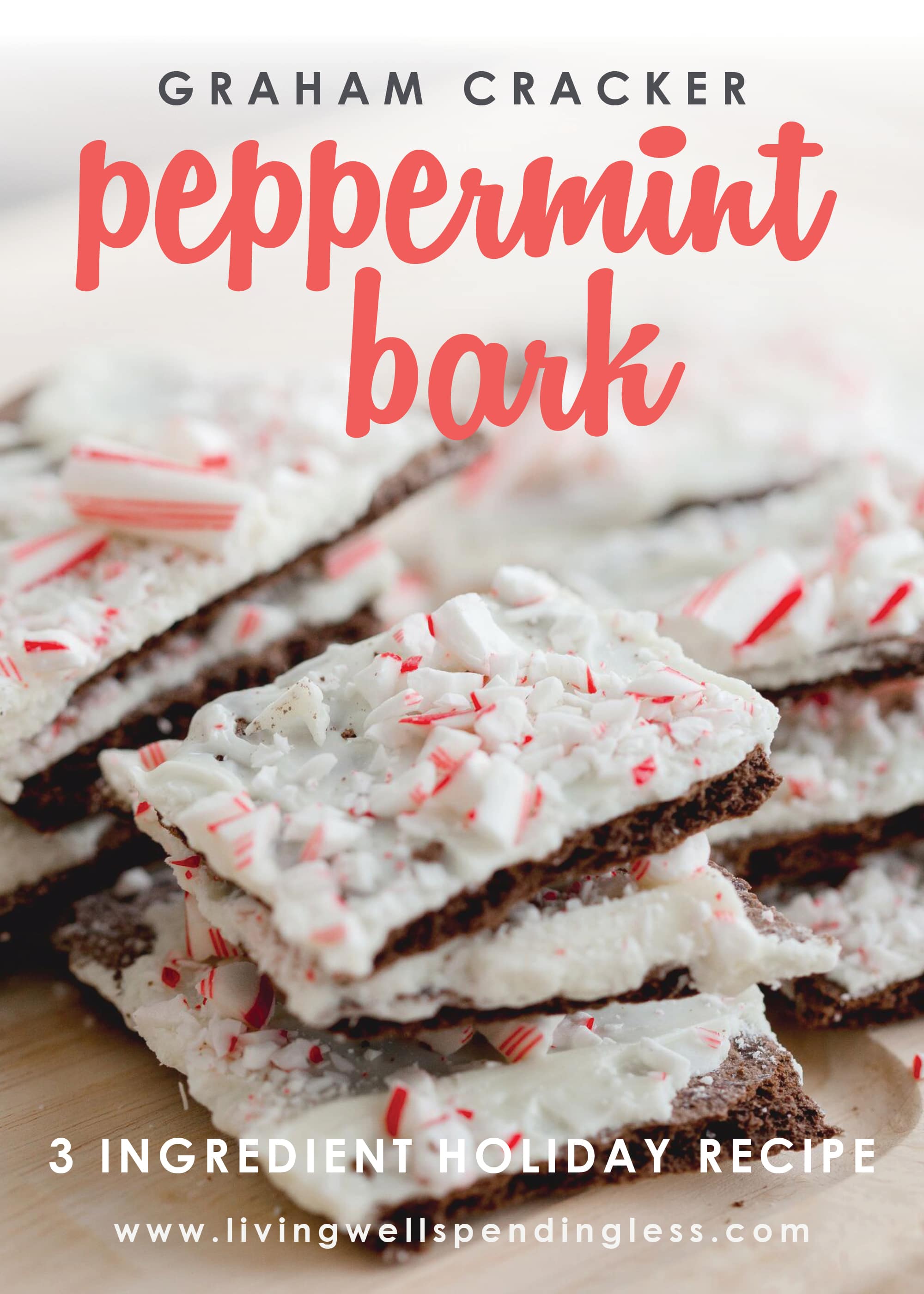 Looking for the perfect holiday recipe? This delicious semi-homemade peppermint bark comes together in as little as 20 minutes and uses just 3 ingredients!