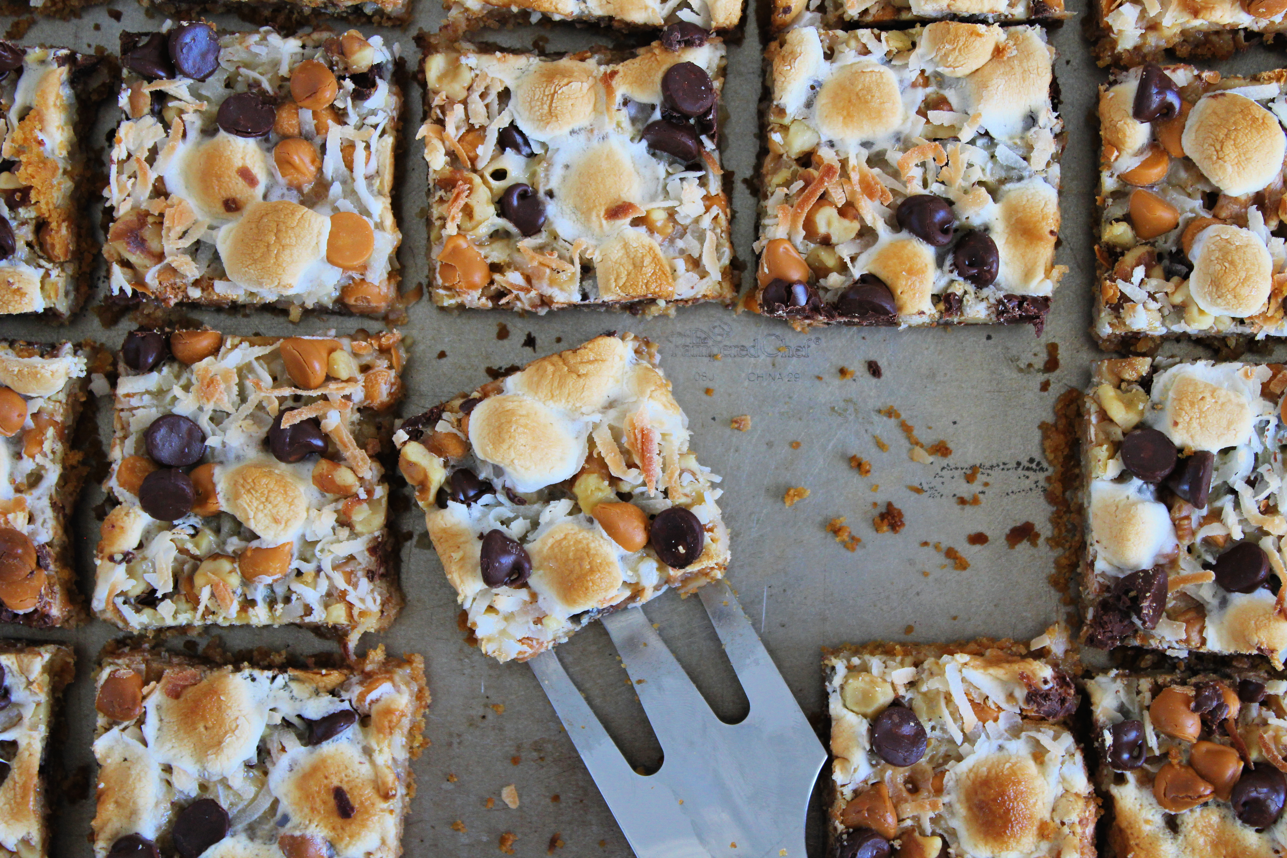 Let cool completely, then cut into squares and serve. 