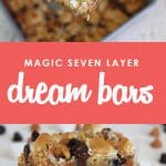 Looking for a simple dessert recipe the kids can make? Look no further, this 7 layer bar recipe is pure deliciousness! And ready in less than 30 minutes.