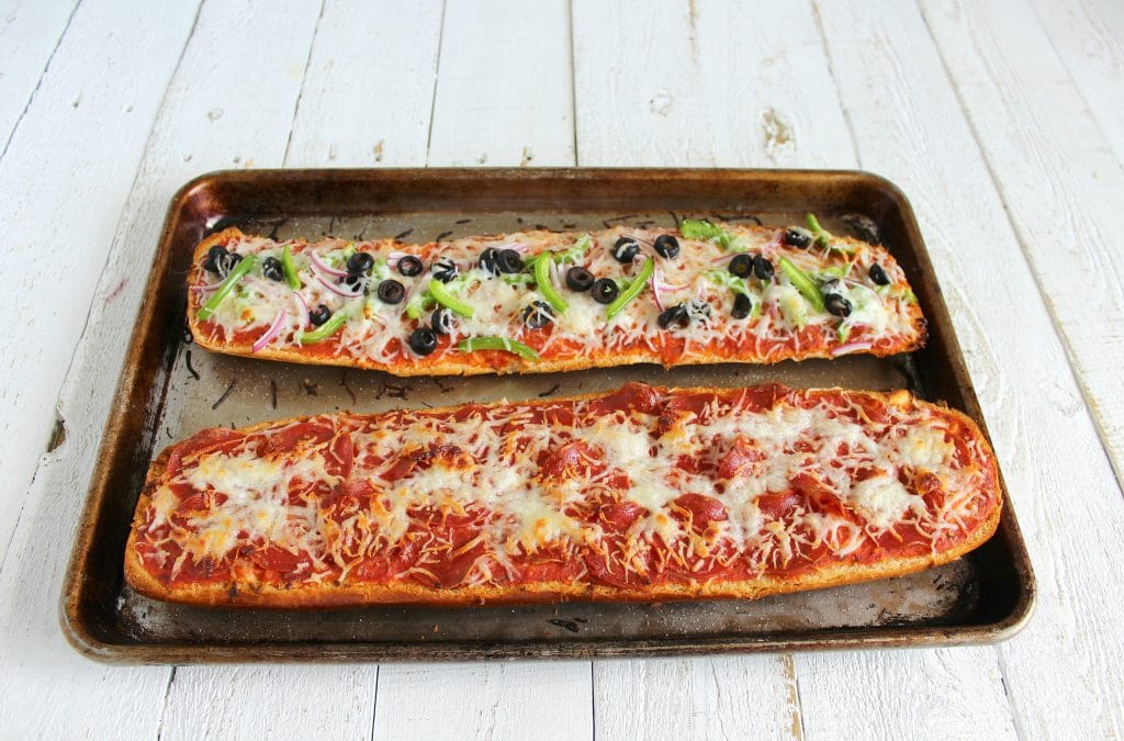 Deliciously Easy Garlic Bread Pizza Living Well Spending Less®
