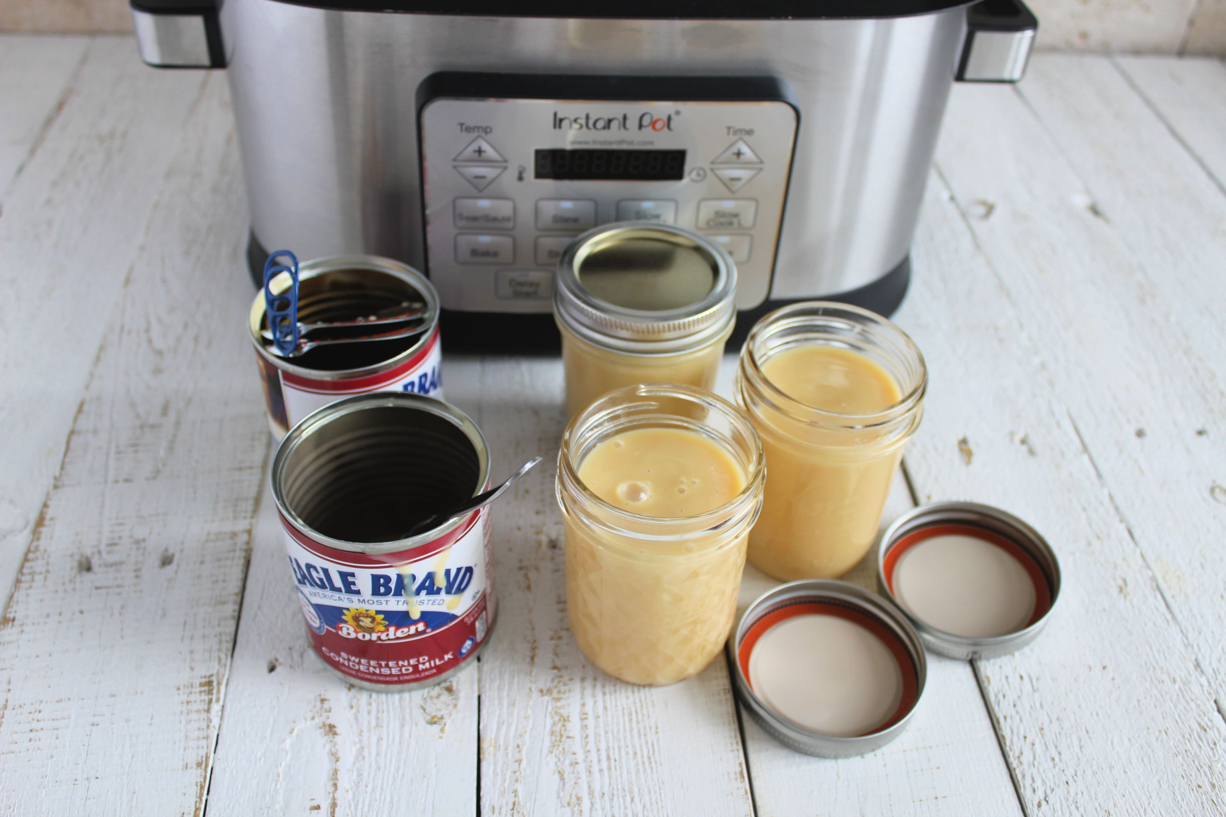 You seriously won't believe how easy it is to make this delicious dulce de leche style caramel! Just one ingredient + a crockpot is all you need. Perfect for recipes, ice cream, or as an apple dip!