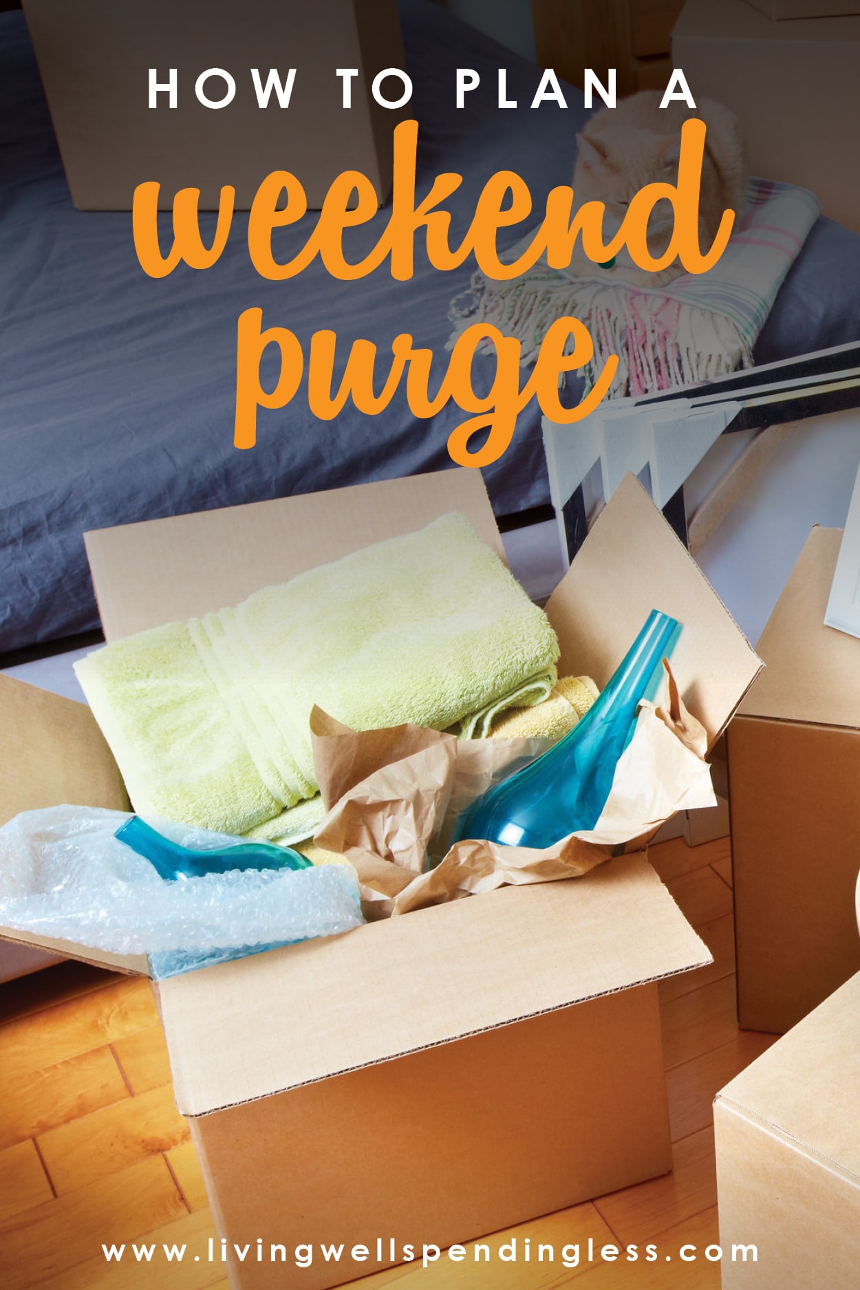 Want to kick-off your New Year with a Clean slate? Why not dedicate a weekend to clearing the clutter and getting unstuffed for good? Here's how to plan a weekend purge from start to finish!