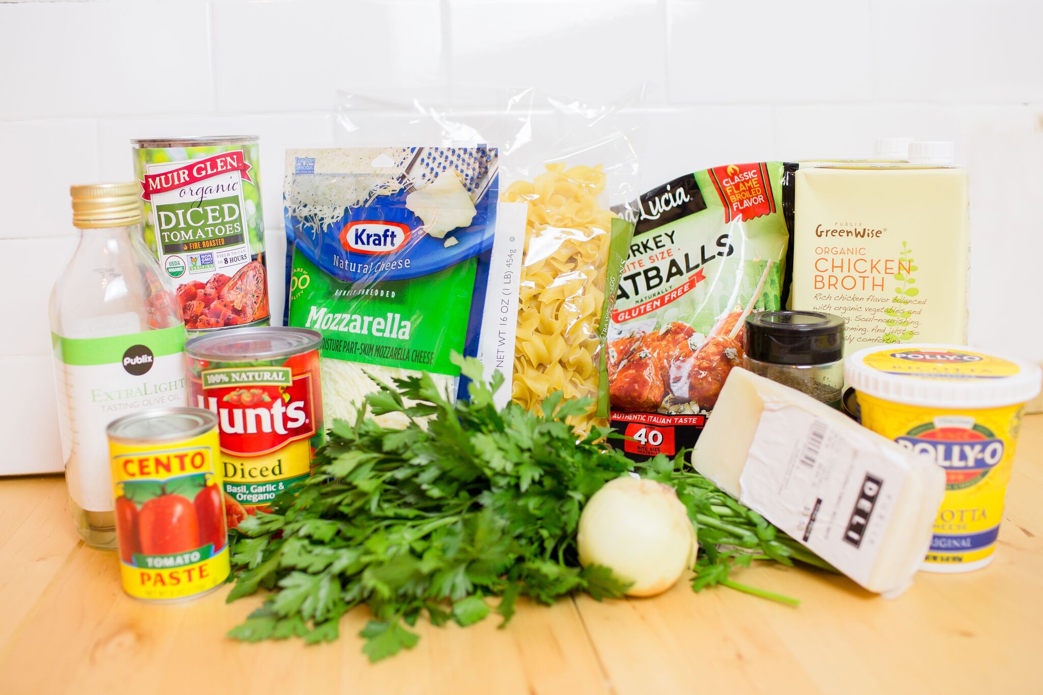 Ingredients for Easy Lasagna Soup-Looking for a hearty meal that the whole family will love? This Lasagna Soup recipe tastes great, uses simple, easy-to-find ingredients, and can be made in an hour or less! Did we mention it's a perfect recipe for the Instant Pot too? 