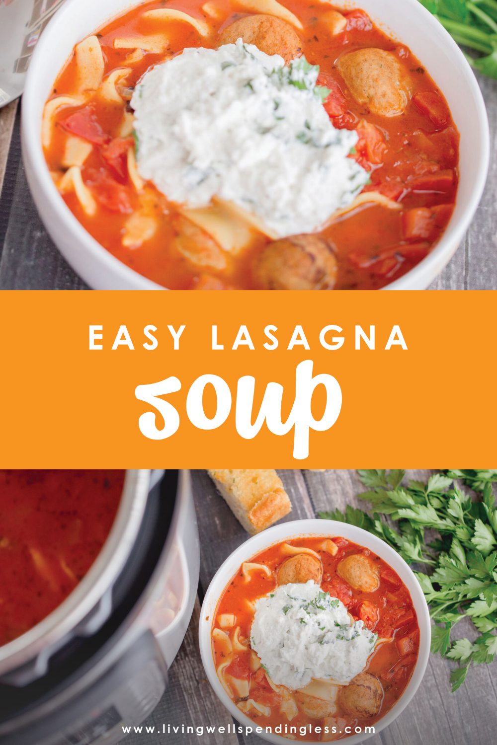 Looking for a hearty meal that the whole family will love? This Lasagna Soup recipe tastes great, uses simple, easy-to-find ingredients, and can be made in an hour or less! Did we mention it's a perfect recipe for the Instant Pot, too? 