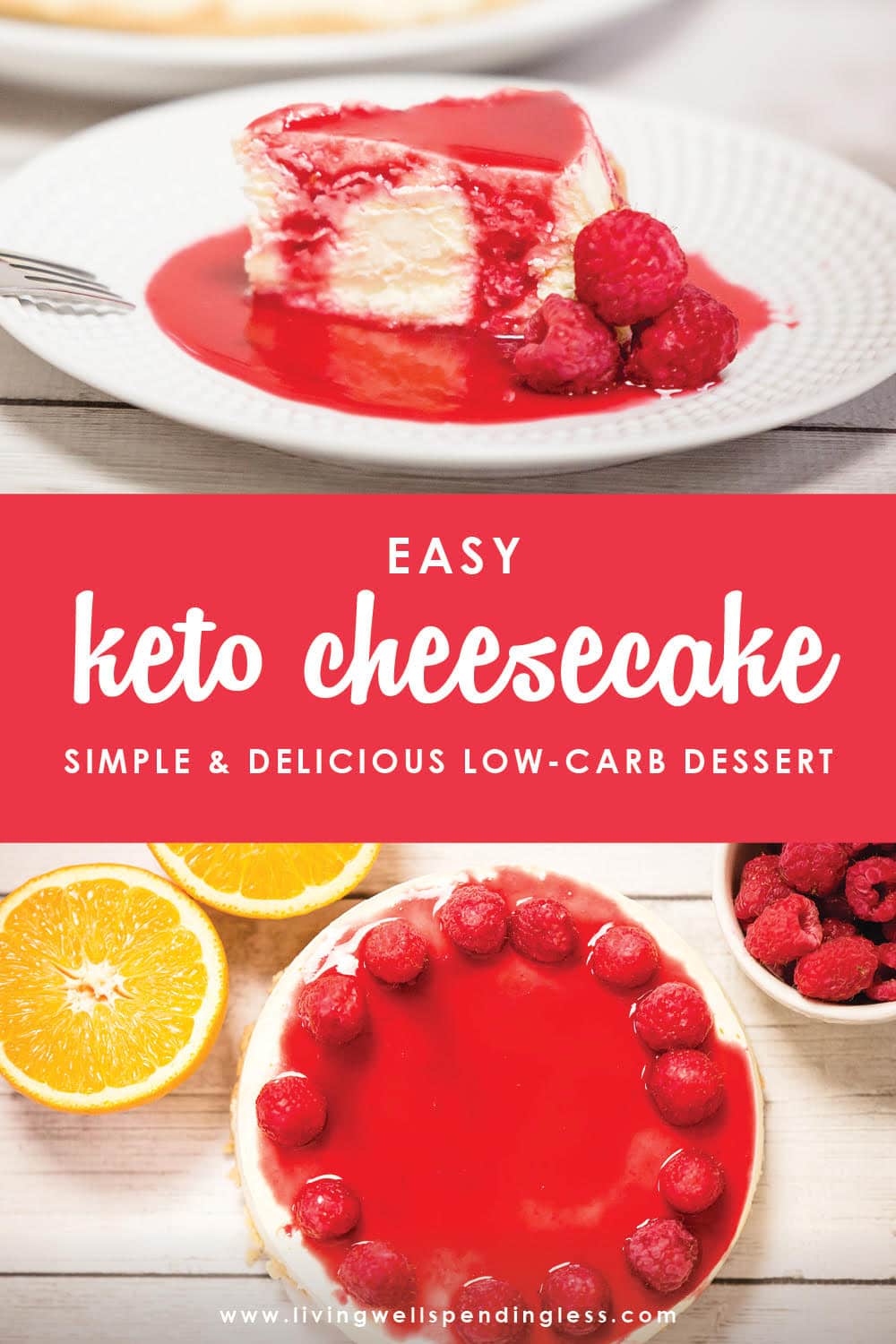 This Easy Keto cheesecake is the perfect dessert for spring and summer. Bonus it is made in the Instant Pot. Which means no need to turn on the oven!