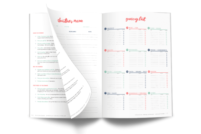 Ready for more joy & less stress this holiday season? Here's everything you need to stay organized all season long. From setting your intentions to planning your menu, setting your budget, and organizing your schedule, you'll be able to breathe a sigh of relief and actually enjoy this most wonderful time of the year! #holidays #organization #holidayplanner