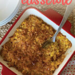 t's hard to find a side dish that even the pickiest eaters will embrace, but this Creamy Corn Casserole with crushed Ritz Cracker topping definitely does the trick. It's easy, delicious and always a hit--your new holiday go-to recipe! #recipes #cornrecipes #casserolerecipes #kidfriendlyrecipes #easyrecipes #holidayrecipes