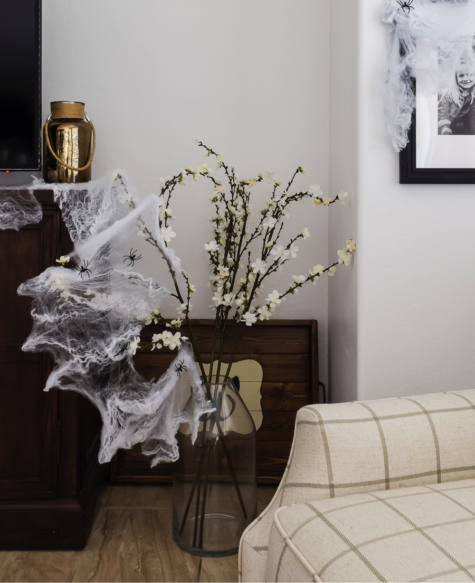 Fun spider webs that you can add anywhere.