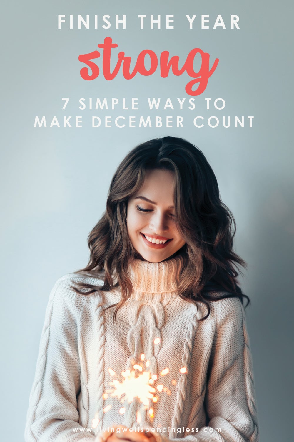 End of the year leave you feeling defeated, stressed out, and overwhelmed? Here are 7 simple ways to finish the year strong! #holidays #productivity #mindset #positivity #timemanagement #timemanagementtips #productivitytips