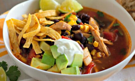 One Pot Chicken Tortilla Soup