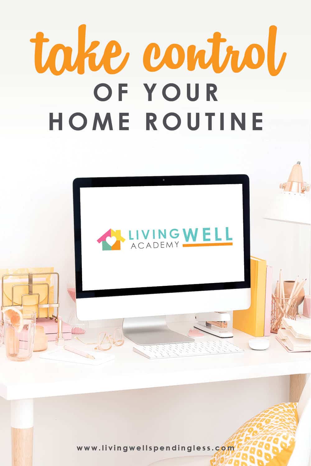 Want to Take Control of Your Home Routine? Don't Miss This! | Living Well Academy The world is a little crazy right now, and with all the stress and uncertainty going around, something to focus on to help you in all areas of life might be exactly what you need. Living Well Academy is a life management course created explicitly to help you feel productive and confident in four key areas: habits and routine, simplifying mealtime, keeping tidy, and mastering money. After this course, you will feel ready to tackle whatever craziness comes your way! Don't miss this first launch that we'll be hosting live! #lifegoals #mastermoney #smartmoney #foodmadesimple #lifemanagement #lifecourse #empowered