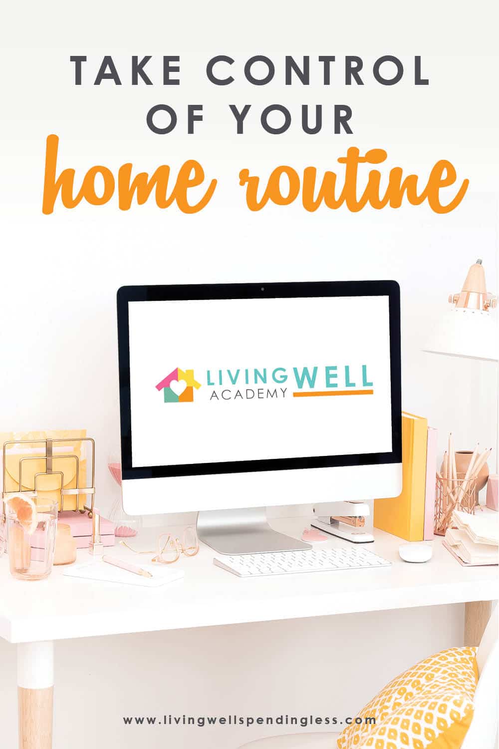 Want to Take Control of Your Home Routine? Don't Miss This! | Living Well Academy The world is a little crazy right now, and with all the stress and uncertainty going around, something to focus on to help you in all areas of life might be exactly what you need. Living Well Academy is a life management course created explicitly to help you feel productive and confident in four key areas: habits and routine, simplifying mealtime, keeping tidy, and mastering money. After this course, you will feel ready to tackle whatever craziness comes your way! Don't miss this first launch that we'll be hosting live! #lifegoals #mastermoney #smartmoney #foodmadesimple