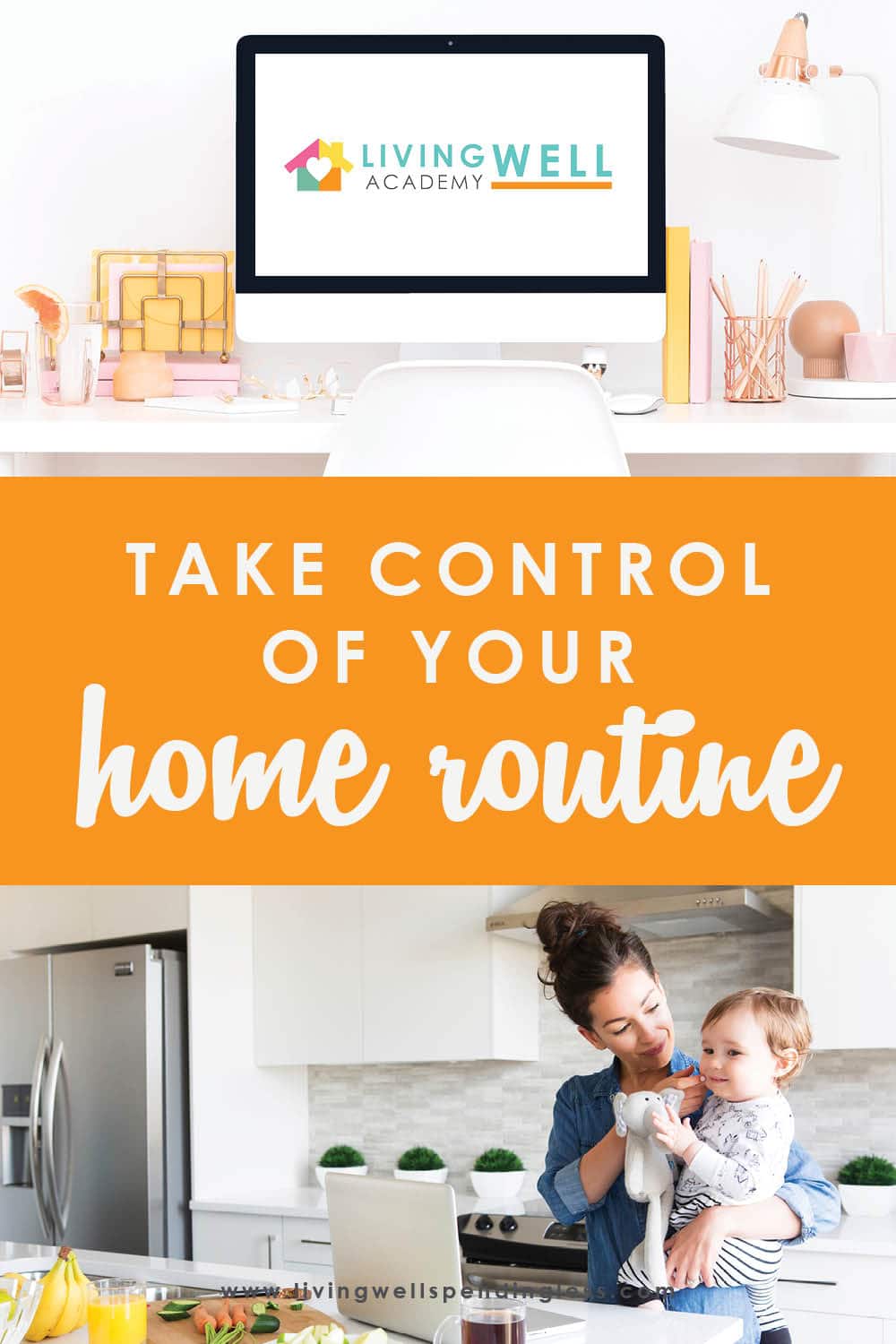 Want to Take Control of Your Home Routine? Don't Miss This! | Living Well Academy The world is a little crazy right now, and with all the stress and uncertainty going around, something to focus on to help you in all areas of life might be exactly what you need. Living Well Academy is a life management course created explicitly to help you feel productive and confident in four key areas: habits and routine, simplifying mealtime, keeping tidy, and mastering money. After this course, you will feel ready to tackle whatever craziness comes your way! Don't miss this first launch that we'll be hosting live! #lifegoals #mastermoney #smartmoney #foodmadesimple
