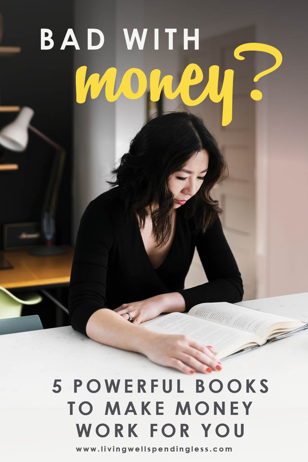 How to Make Your Money Work for You | Top 5 Books to Read Get the solutions and understanding you need to live a financially abundant life! These are the top 5 books to read when it comes to understanding how to make your money work for you. With the right tools and resources, having financial security is possible, so don't miss it! #financialpeace #budgeting #bestbooksonmoney #moneybooks #finances #smartmoney
