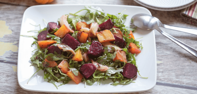 roasted beet and fennel salad perfect light meal for Mother's Day!