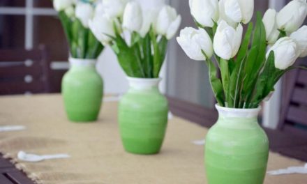 Dollar Store Ombre Vases