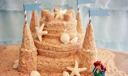 How to Make a Sandcastle Cake