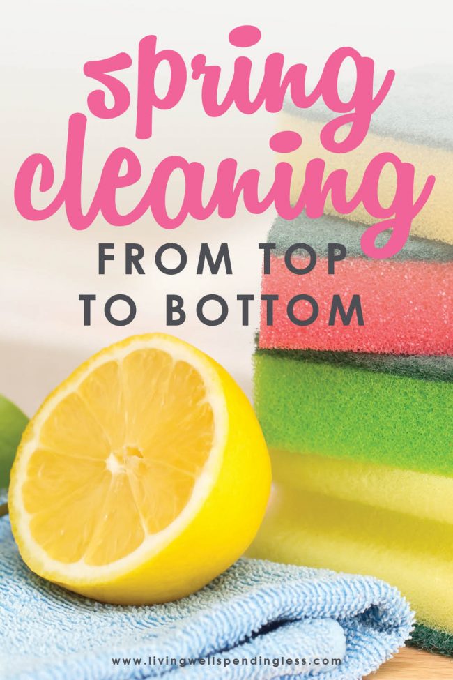 Are you ready to deep clean your house, but have no idea where to start? Our Spring Cleaning Checklist will help you clean your home from top to bottom.