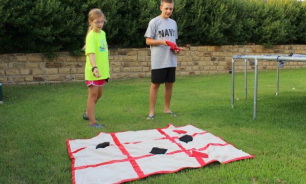 Giant DIY Tic Tac Toe Board