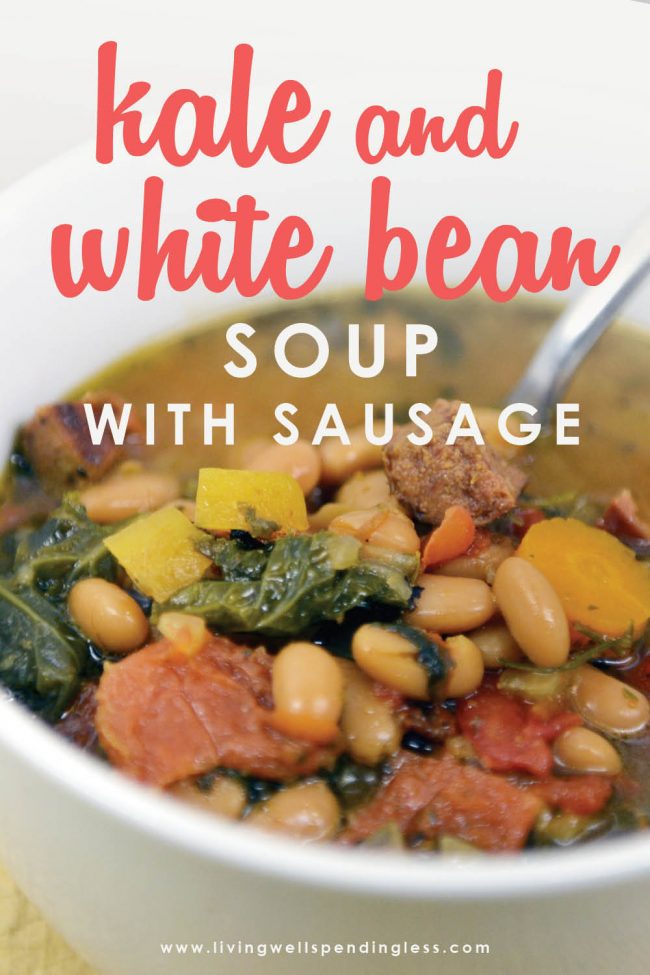 Need a go-to soup for busy days? This flavor-packed soup comes together in minutes then goes straight from the freezer to crockpot for a simple but hearty meal that is ready when you are. Add smoked sausage for extra flavor, or keep it vegetarian--either way, it is one simple recipe you won't want to miss!