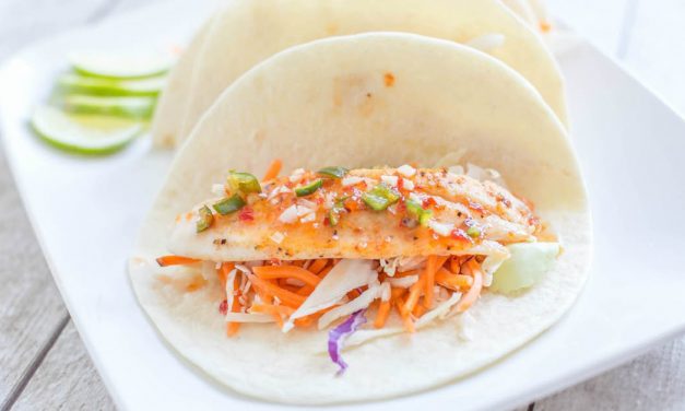 Fish Tacos with Pepper Jelly
