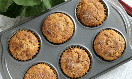 Easy Rhubarb Muffins